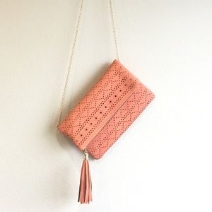 Pink Crossbody bag/ clutch